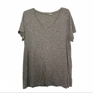 EUC Old Nacy Luxe Gray Tunic Top (Size: 2X)